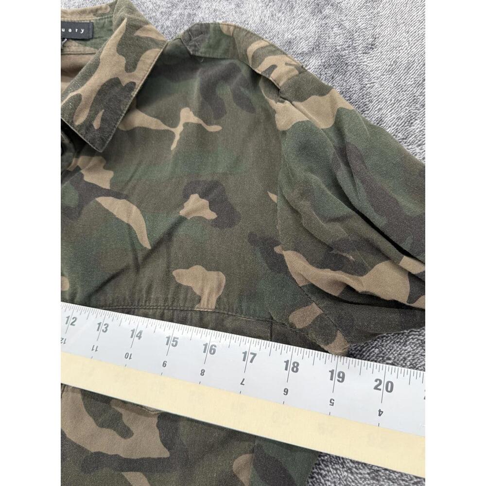 Sanctuary Camouflage Button-Up Shirt XS Military Fit Cotton - Picture 10 of 12
